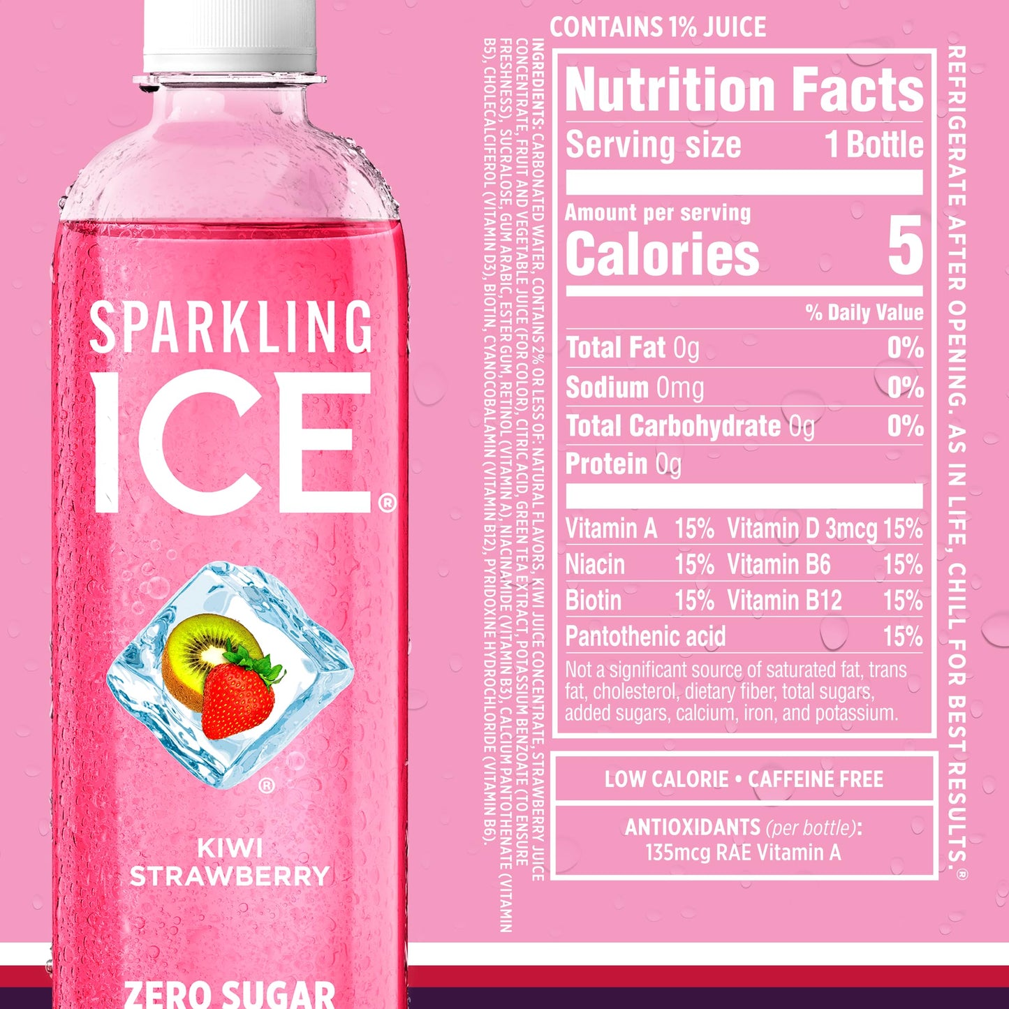 Sparkling Ice Purple Variety Pack, Flavored Water, Zero Sugar, with Vitamins and Antioxidants, 17 fl oz, 12 count (Black Raspberry, Cherry Limeade, Orange Mango, Kiwi Strawberry) (Pack of 2)