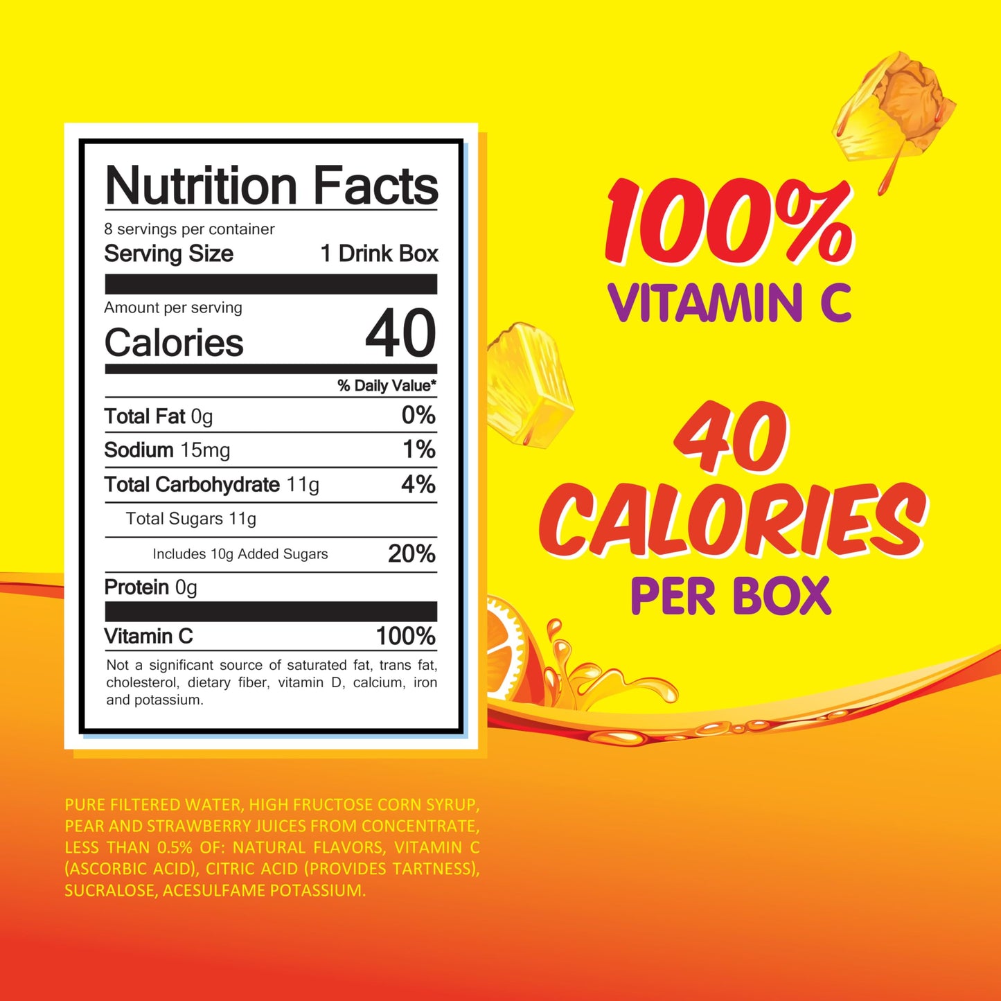 HI-C Flashin' Fruit Punch 6oz 8pk