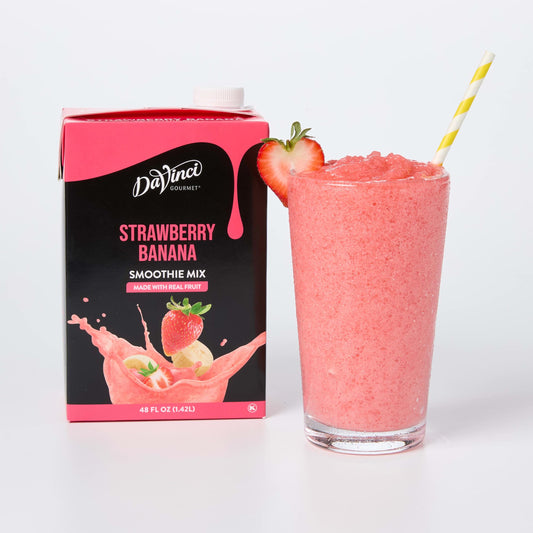 DaVinci Gourmet Strawberry Banana Smoothie, 48 Fluid Ounces (Pack of 1)
