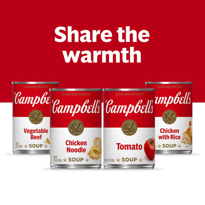 Campbell's Condensed Chicken Noodle Soup, 10.75 Ounce Can with Pop-Top Lid (Pack of 4)