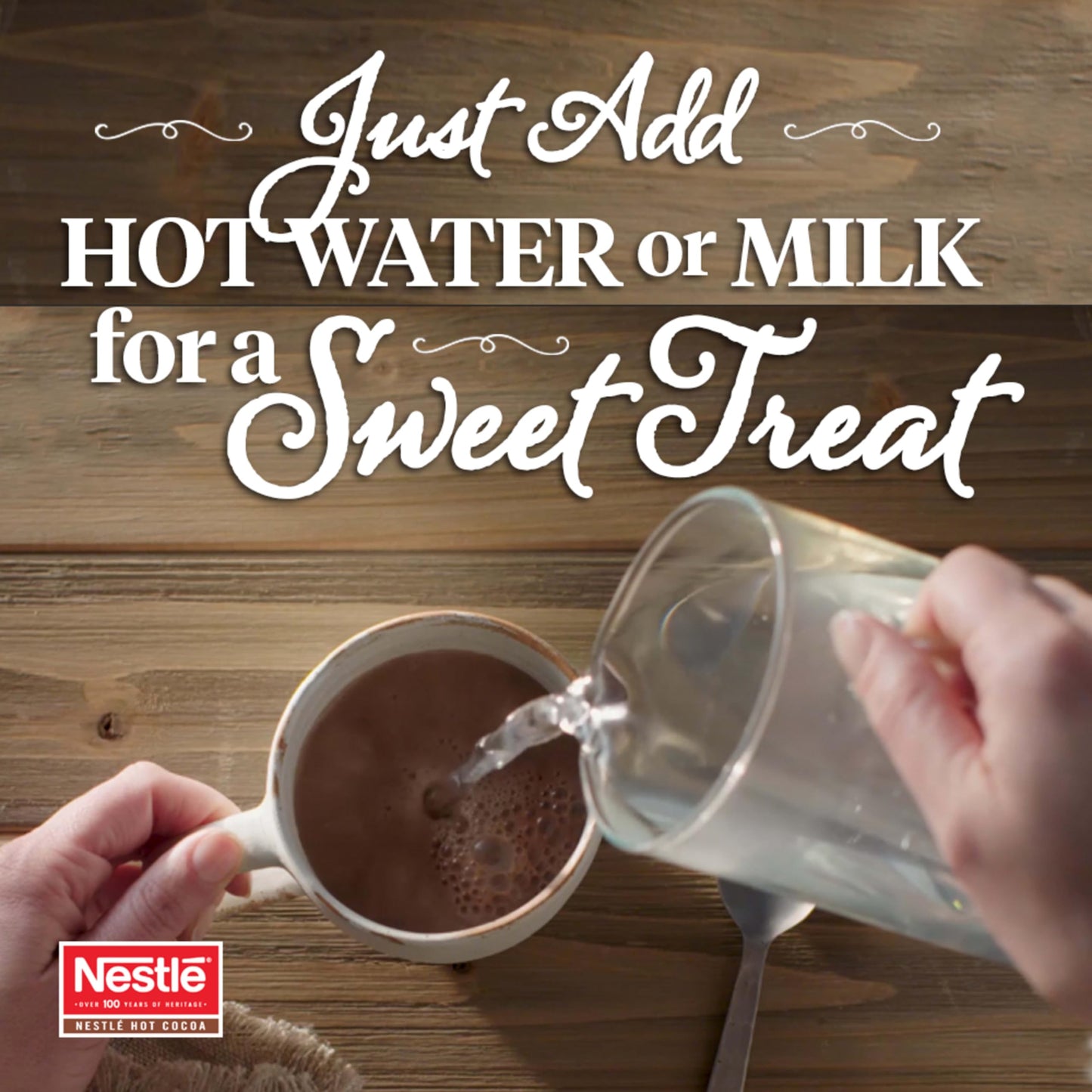 Nestle Hot Chocolate Mix, Whipper Mix, Dark Chocolate Flavor Hot Cocoa, Bulk Whipped Cocoa, 2 lb. (Pack of 2)