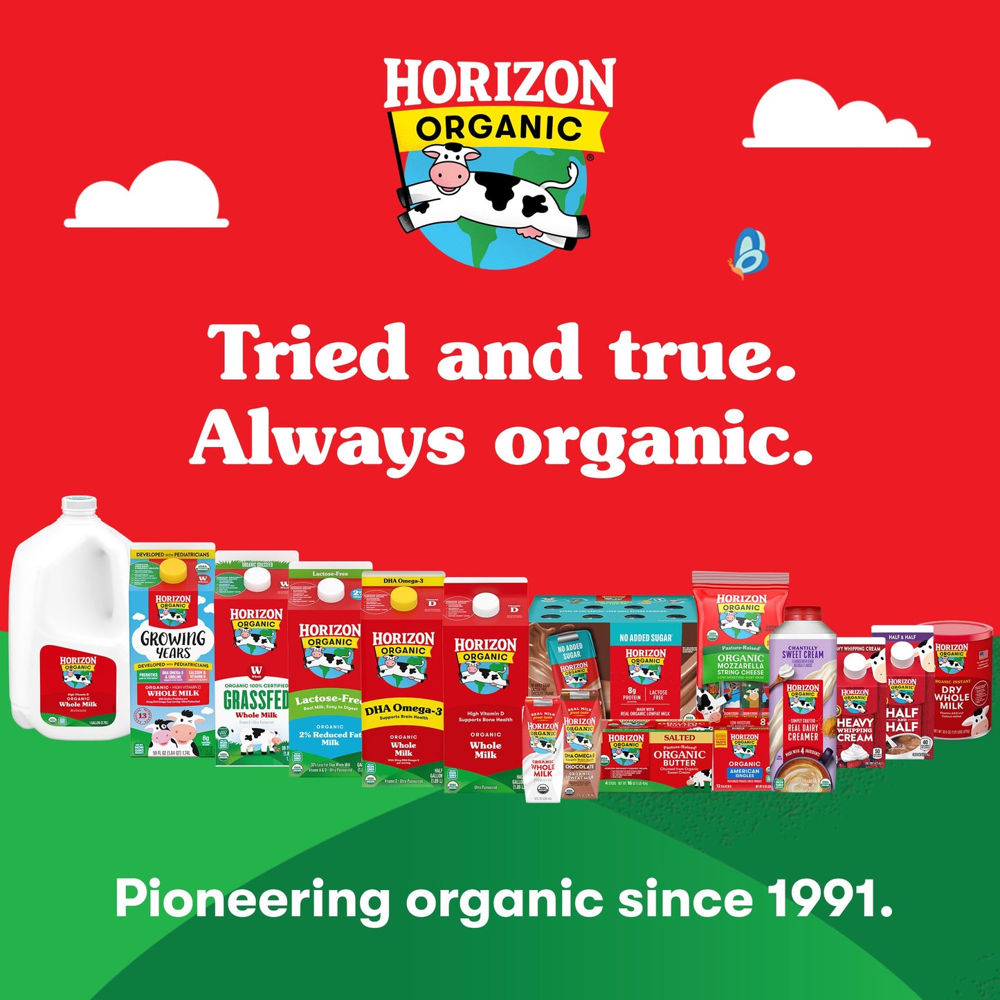 Horizon Organic Shelf Stable 1% Lowfat Milk Box, 8 fl oz - 8g Protein per Serving
