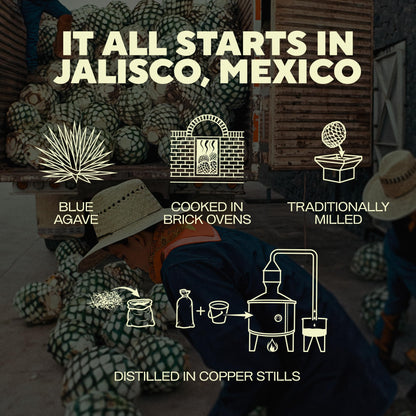Almave Blanco Non-Alcoholic Blue Agave Spirit – The First Premium Tequila Alternative Made with Blue Agave – Handcrafted in Jalisco, Mexico