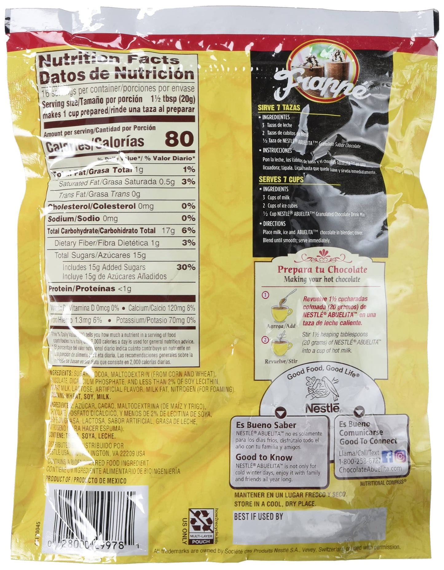 Abuelita Authentic Mexican Hot Chocolate Granulated Mix