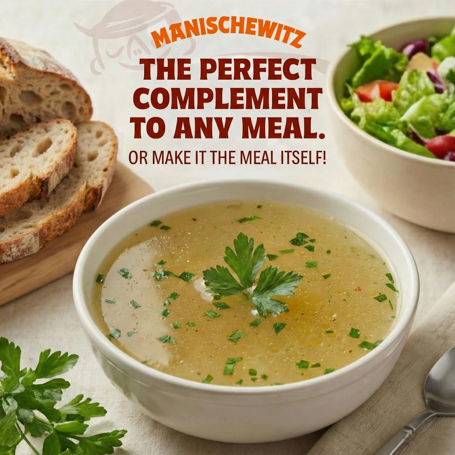 Manischewitz Clear Chicken Broth, 24 oz (2 Pack) | Authentic Homemade Taste Chicken Stock | NO Artificial Flavors, Preservatives | Premium Soup Base | Ready to Serve