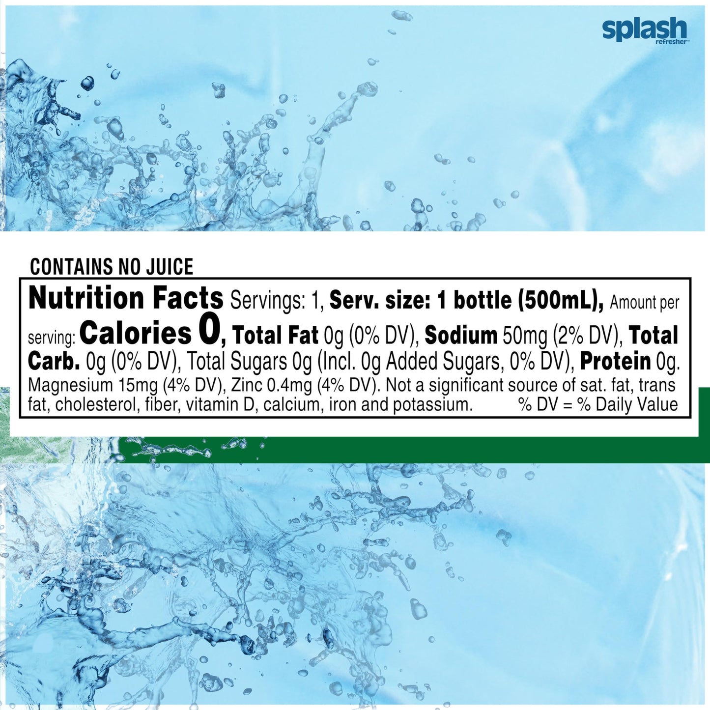 Splash Blast Water, Lemon, 16.9 Fl Oz | Pack of 30 | Plastic Bottle