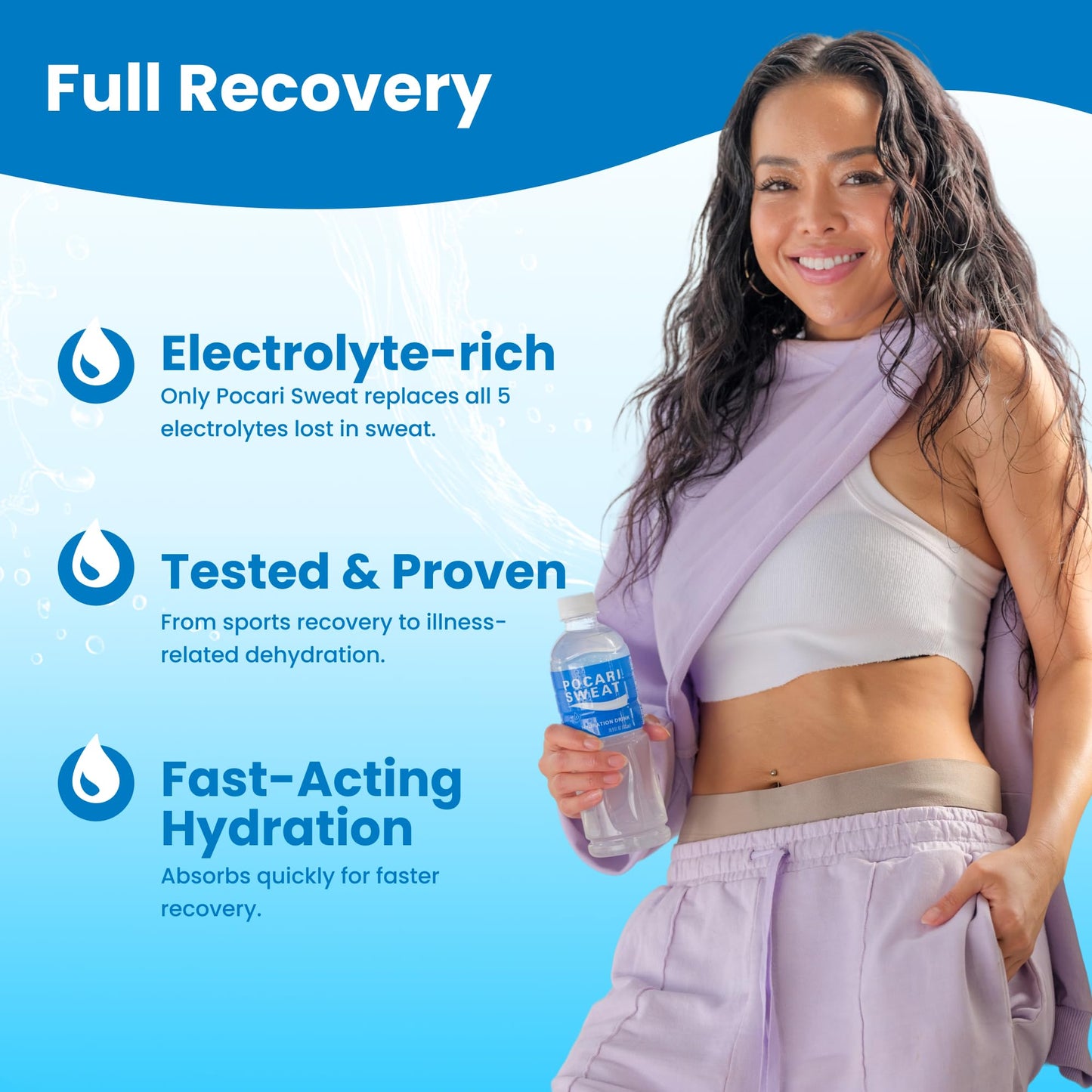 Pocari Sweat PET Bottles - The Water and Electrolytes that Your Body Needs, Japans Favorite Hydration Drink, Now in the USA, Clear, 500 ml, 12 Pack