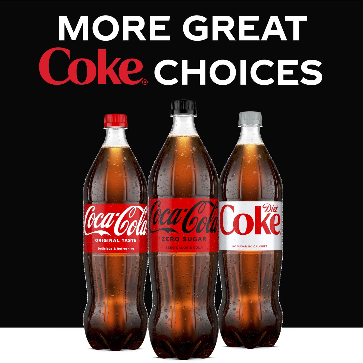 Coke Zero Sugar Diet Soda Soft Drink, 1.25 Liter Bottle