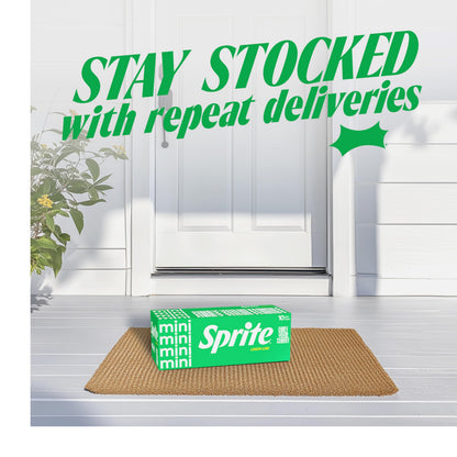 Sprite Lemon Lime Soda Soft Drinks, 7.5 fl oz, 10 Pack,Cans