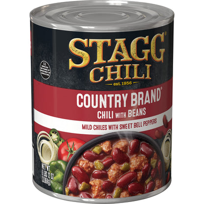 Stagg Country Chili with Beans, 108 Ounce