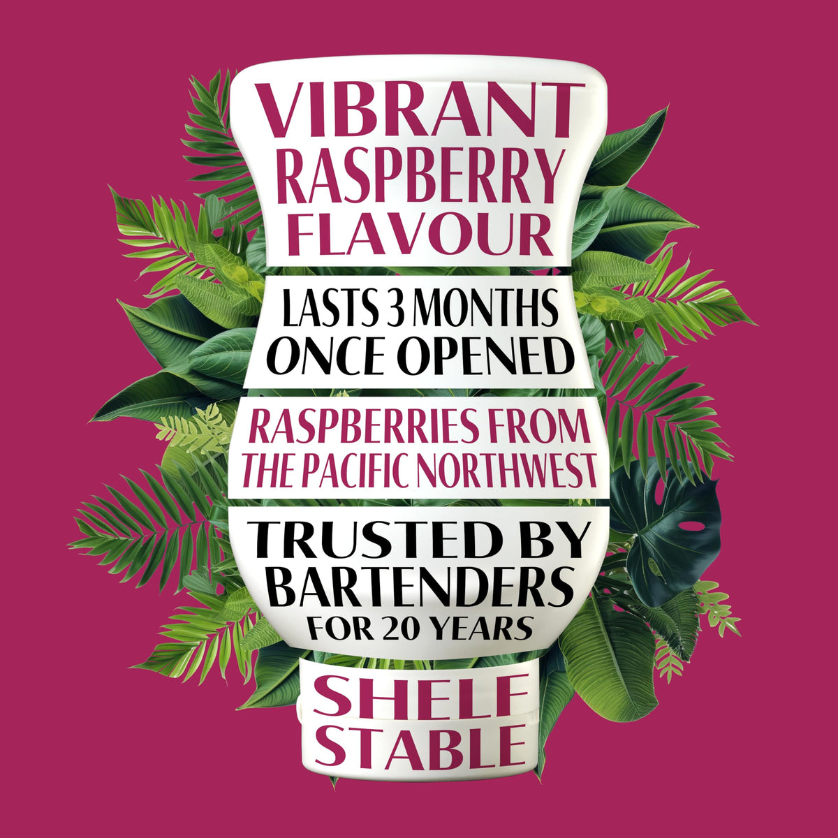 Raspberry Real Infused Syrup