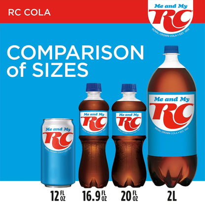RC Cola Soda, 12 fl. oz. Cans, 12 Pack (Pack of 2)