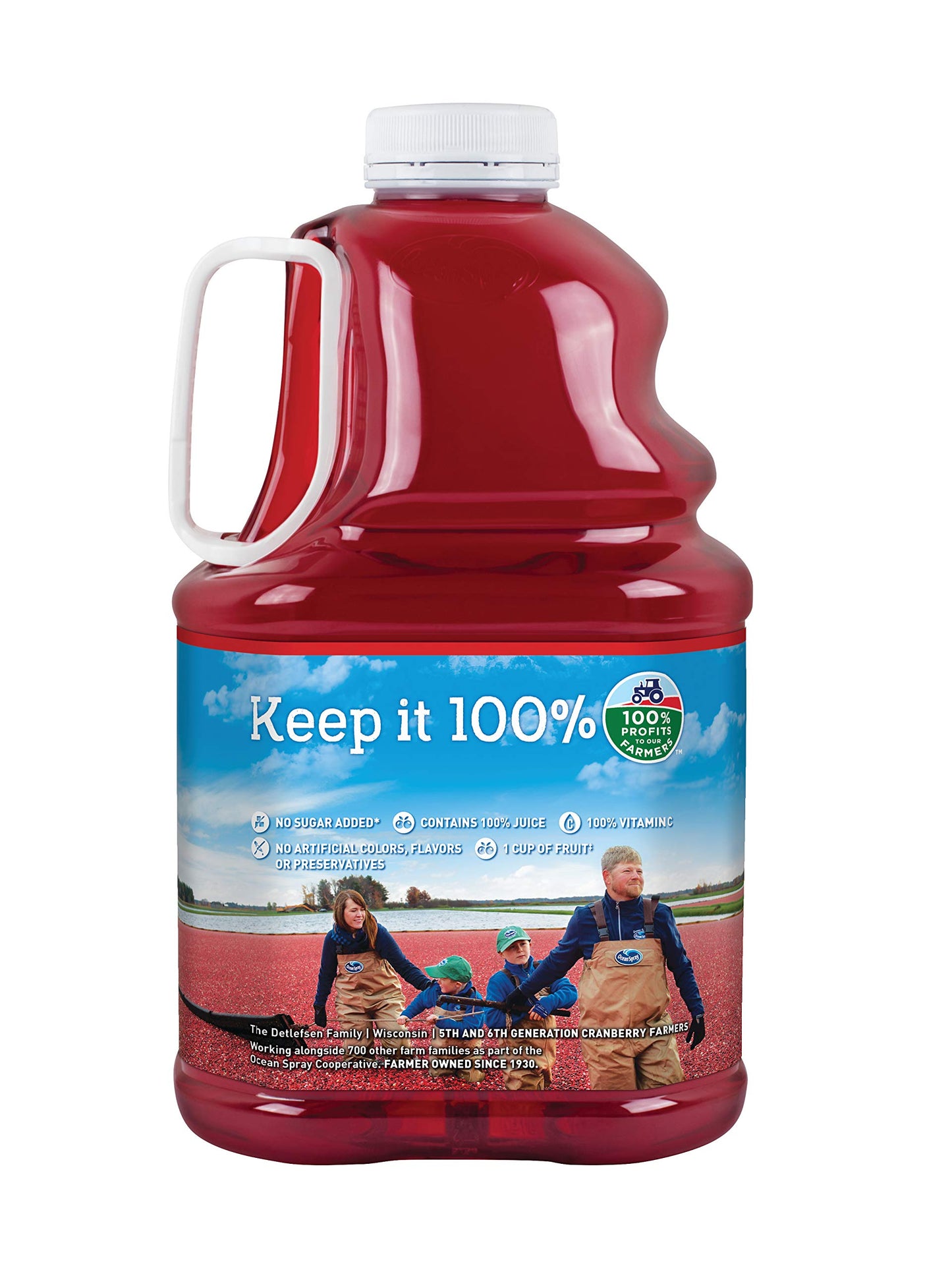 Ocean Spray® 100% Juice Cranberry Juice Blend, 101.4 Fl Oz Bottle