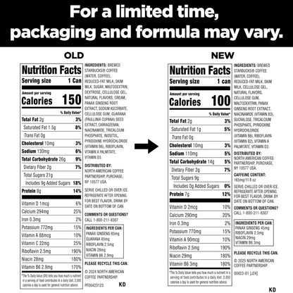 Starbucks Tripleshot Coffee Energy Drink, Vanilla, Triple Blend, 165mg Caffeine, B Vitamins, Protein, Iced Coffee, 11 fl oz Cans (12 Pack)
