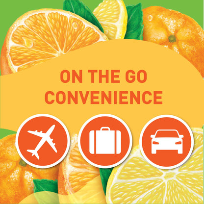Tampico Singles To Go Drink Mix Packets, Citrus Punch, 6-Count Box – Zero Sugar, Low Calorie Powdered Drink Packets, 100% DV of Vitamin C per Serving, Convenient, On-The-Go Water Enhancers (Pack of 3)