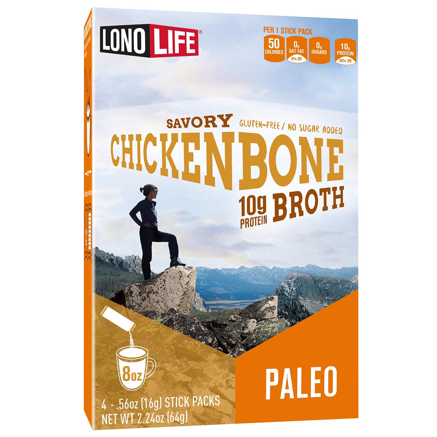 LonoLife Save on Select Chicken Flavored Bone Broth Protein Powders