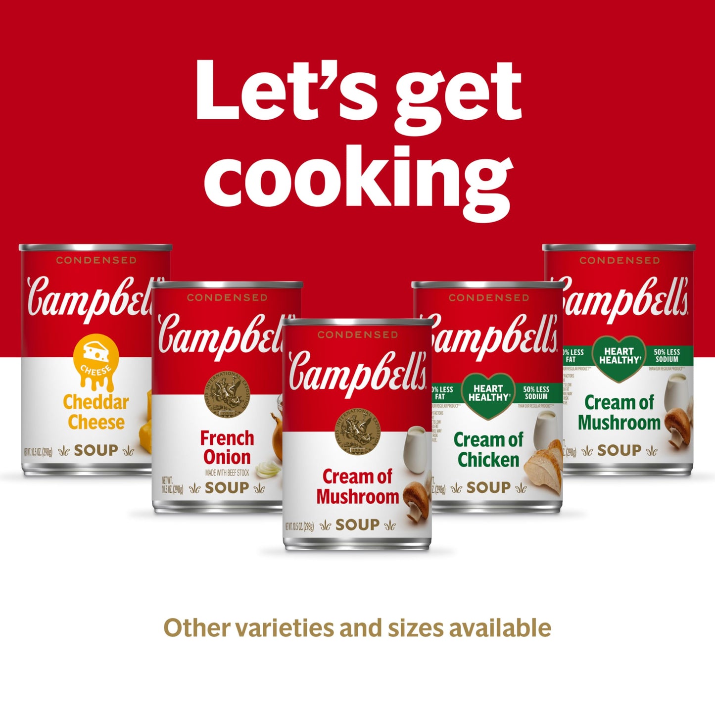 Campbell's Condensed Gluten Free Cream of Mushroom Soup, 10.5 oz Can (12 Pack)
