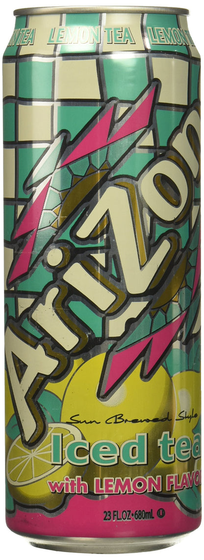 Arizona Lemon Flavored Iced Tea, 23.5 Fluid Ounce