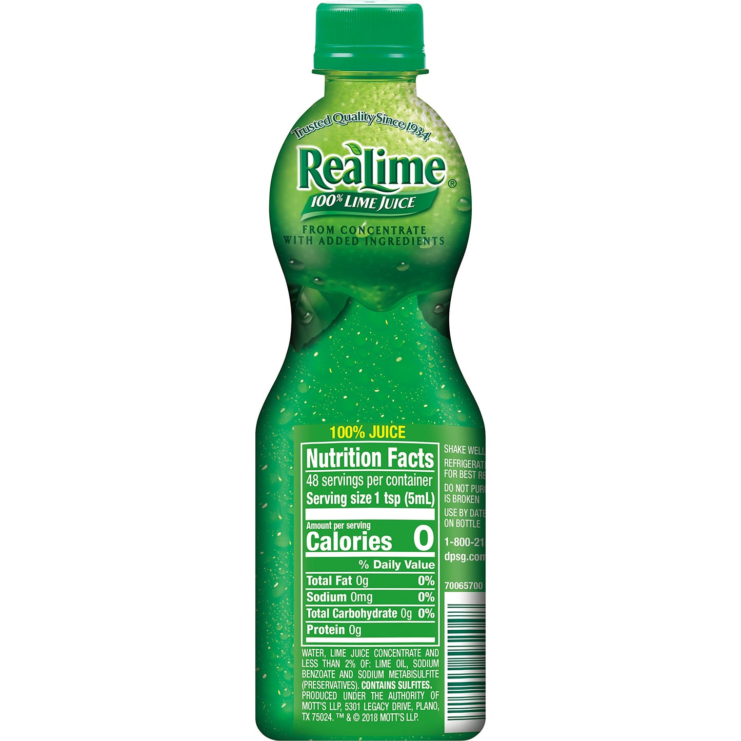 ReaLime, 100% Lime Juice, 8 Fl Oz Bottle