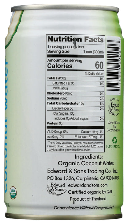 Nature Factor, Coconut Water Young Organic, 10 Fl Oz