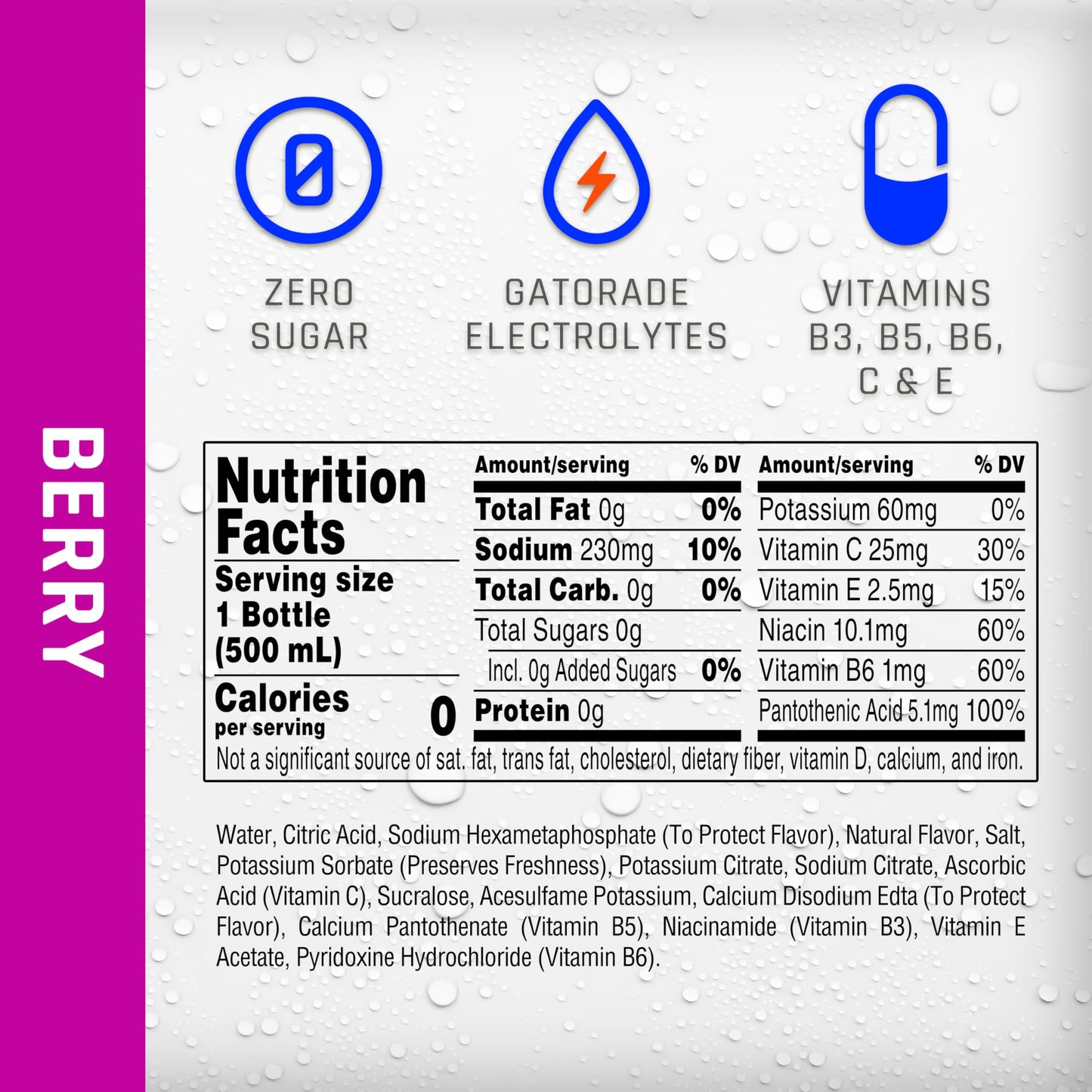 Propel,Berry,1 Liter,(Pack of 12)