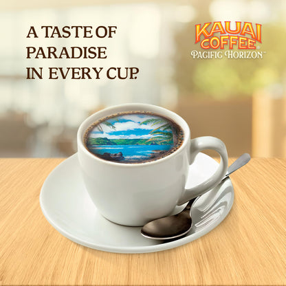 Kauai Coffee K-Cup Pods for Keurig Brewers – Arabica Coffee, 10% Hawaiian – Medium Roast, Bright Aroma With Light Floral Notes – Garden Isle, 1 Pack of 48 Single Serve K-Cups