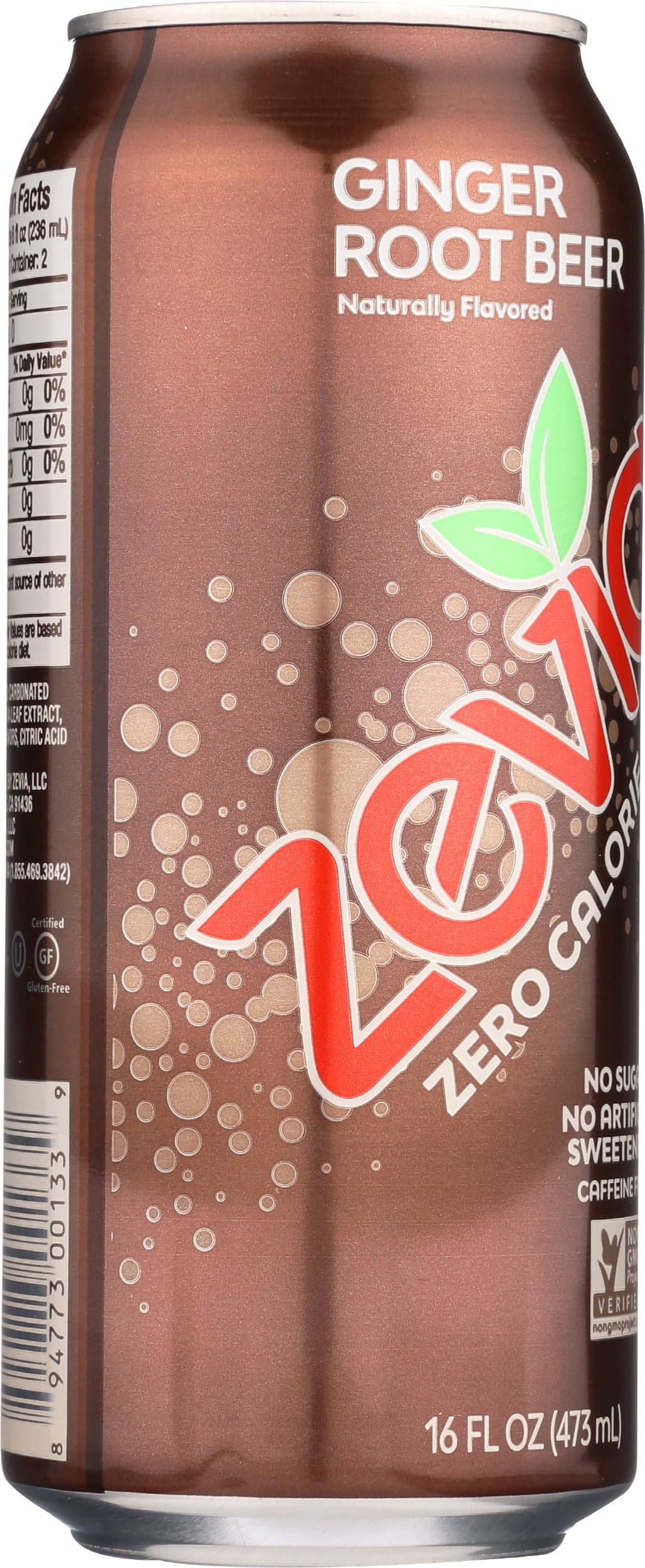 Zevia Nat Ginger Root Beer (12x16OZ )