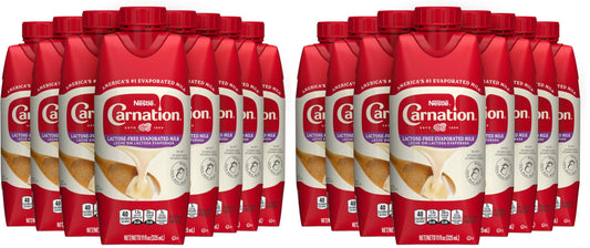 Nestlé Carnation Lactose-Free Evaporated Milk, Vitamin D Added, Shelf_Milk, Evaporated_Milk, (Pack of 16)