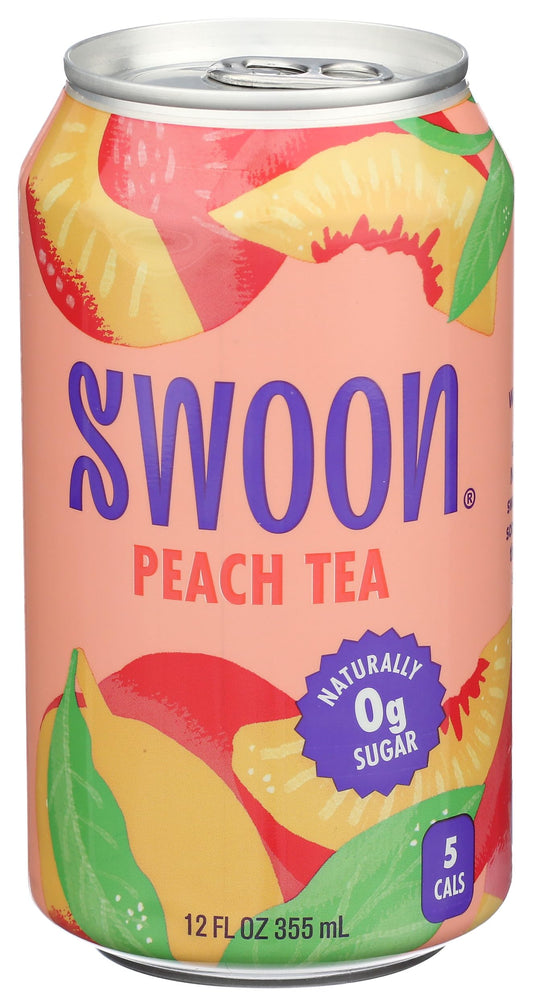 Swoon, Tea Peach Zero Sugar, 12 Fl Oz