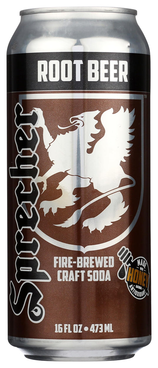 Sprecher Root Beer Soda, Kosher, 16 Fluid Ounce (Pack of 12)