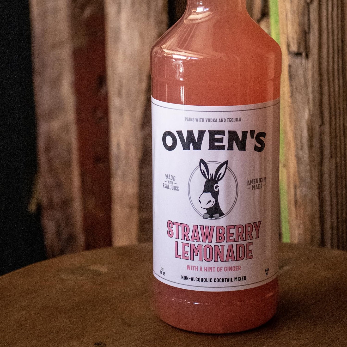 Owen’s Craft Mixers Live Nation Exclusive Strawberry Lemonade 2 Pack | Handcrafted in USA | Premium Ingredients | Vegan & Gluten-Free Soda Mocktail & Cocktail Mixer