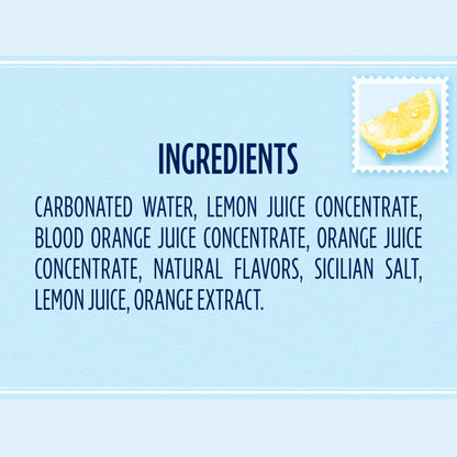 Sanpellegrino Ciao Limoncello Flavored Sparkling Water, Italian Sparkling Water, 24Pk