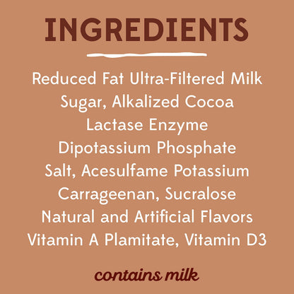 fairlife Chocolate, 2% reduced fat milk, 52 fl oz