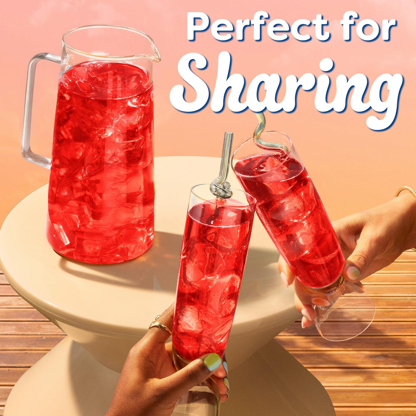Crystal Light Drink Mix, 6 Pitcher Packets, for Flavorful Hydration and Shareable Refreshment, Fruit Punch artificial flavor Zero Sugar, Low Calorie, 2.04 oz