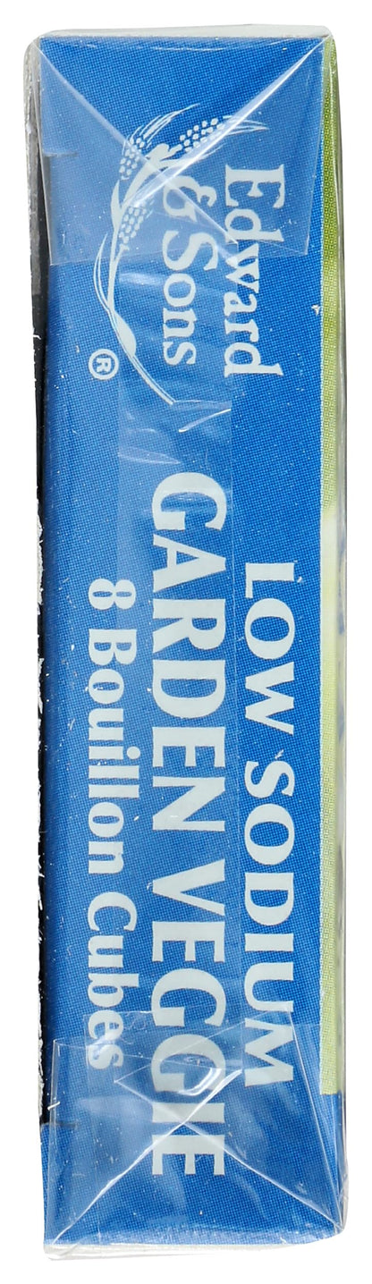 Edward & Sons Low Sodium Veggie Bouillon Cubes, 2.2 oz