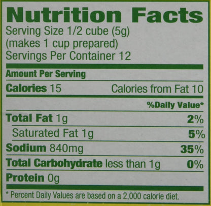 Knorr Vegetable Bouillon Cubes, Pack of 12