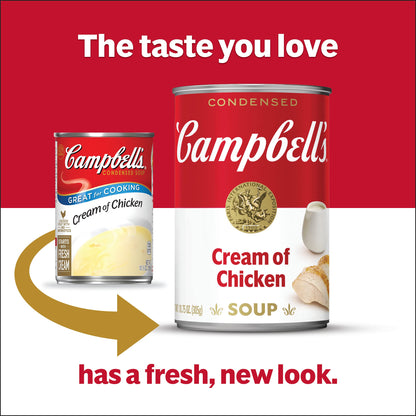 Campbell's Condensed Cream of Chicken Soup, 10.5 oz Can