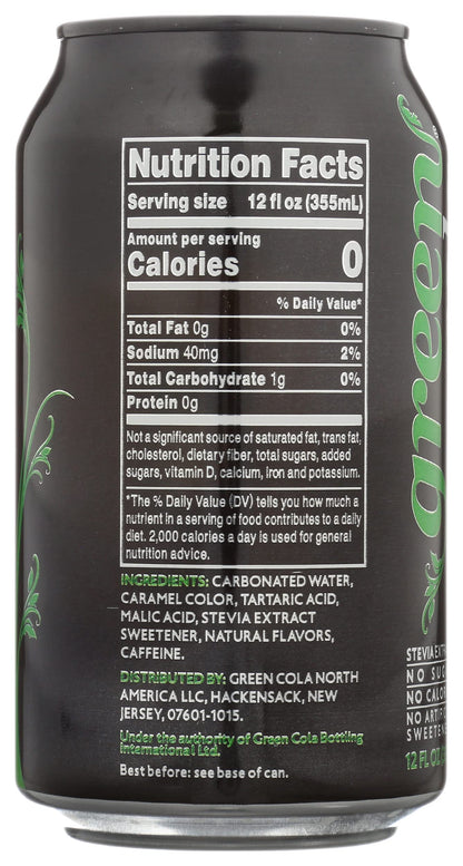 Green Cola Original Cola Sgl, 12 FZ