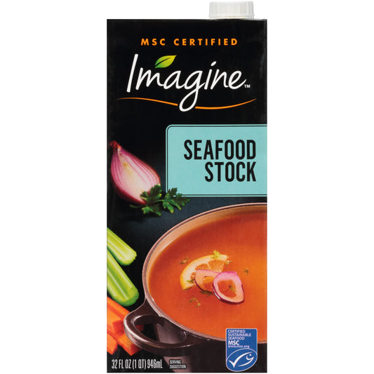 Imagine Seafood Stock, 32 fl oz (Pack of 6)