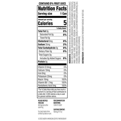 Starbucks Iced Energy, Tropical Peach, Sparkling Energy Drink, 12 Fl Oz