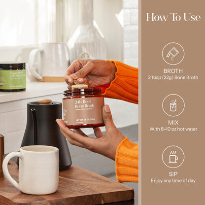 Kroma Grass-Fed Bone Broth Duo – Premium Beef Broth Pack