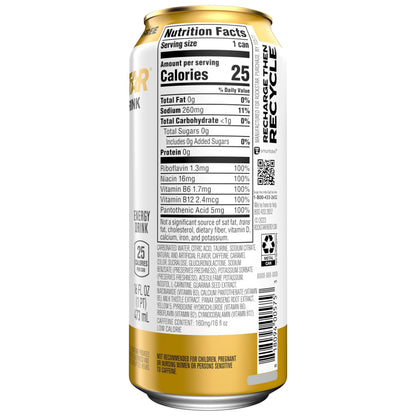 Rockstar Energy Drink, Sugar Free, 16 Fl Oz Can