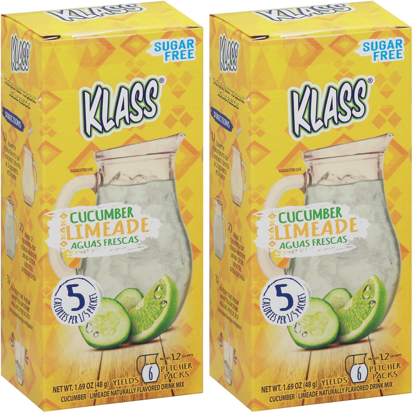 Klass, Cucumber Limeade, 1.69 Ounce (Pack of 2)