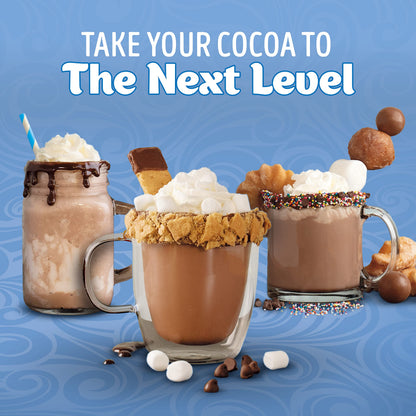 Swiss Miss Hot Cocoa Drink Mix, Milk Chocolate with Marshmallows, Hot Cocoa Bar Supplies, 21.59 oz. Canister