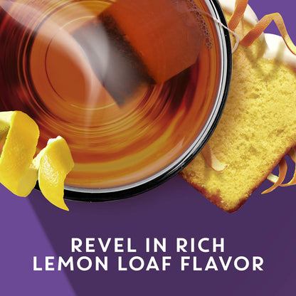 TAZO Glazed Lemon Loaf Dessert Delights Herbal Tea Bags, Caffeine Free, 15 Total Tea Bags