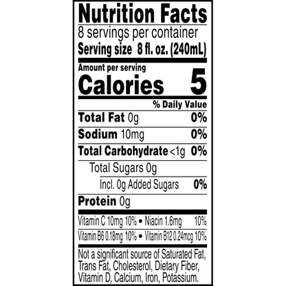 V8 Splash Zero Sugar Tropical Blend Flavored Beverage, 64 fl oz Bottle (6 Pack)