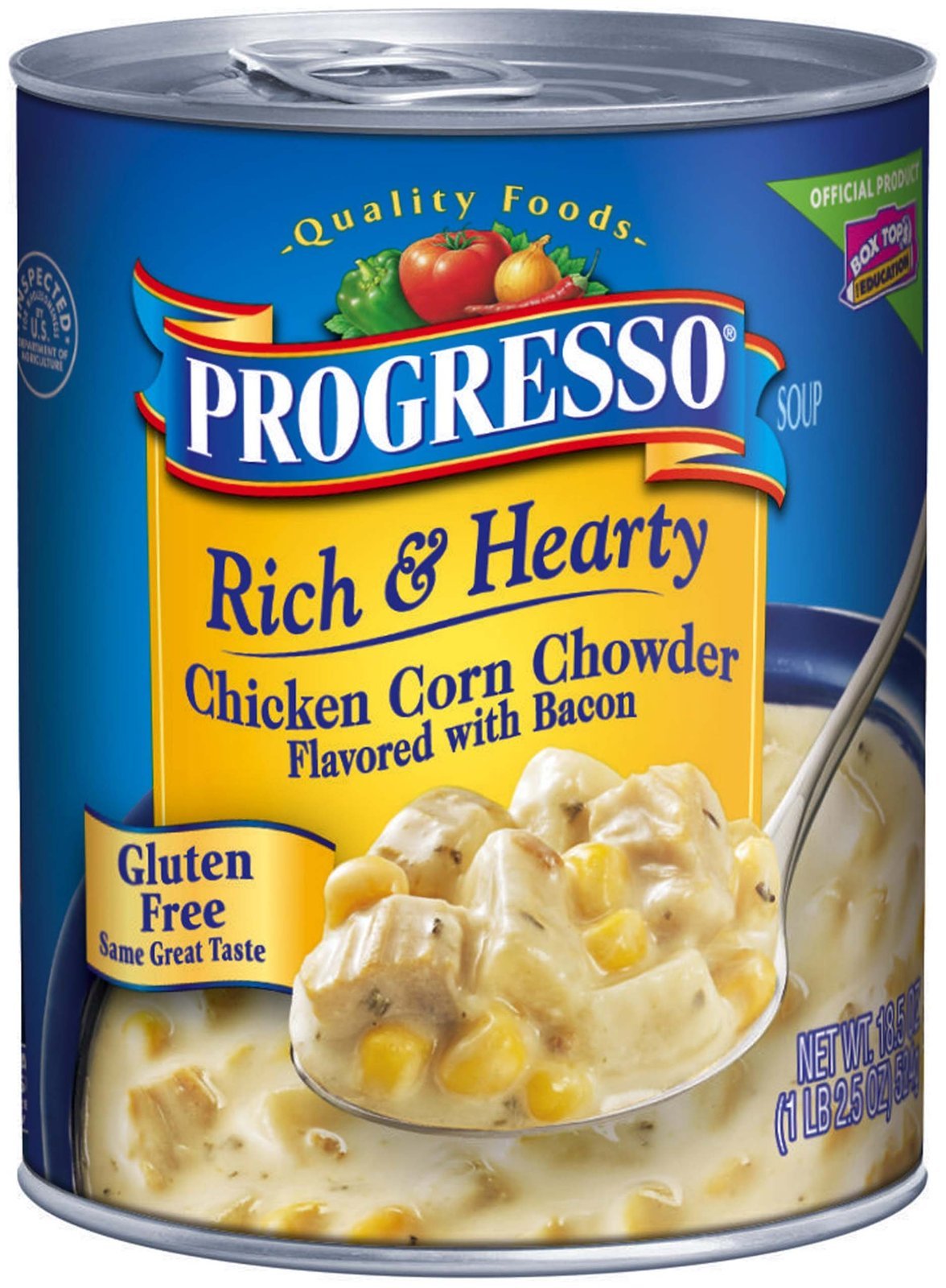 Progresso Rich & Hearty, Chicken Corn Chowder Soup, 18.5 oz (Pack of 6)