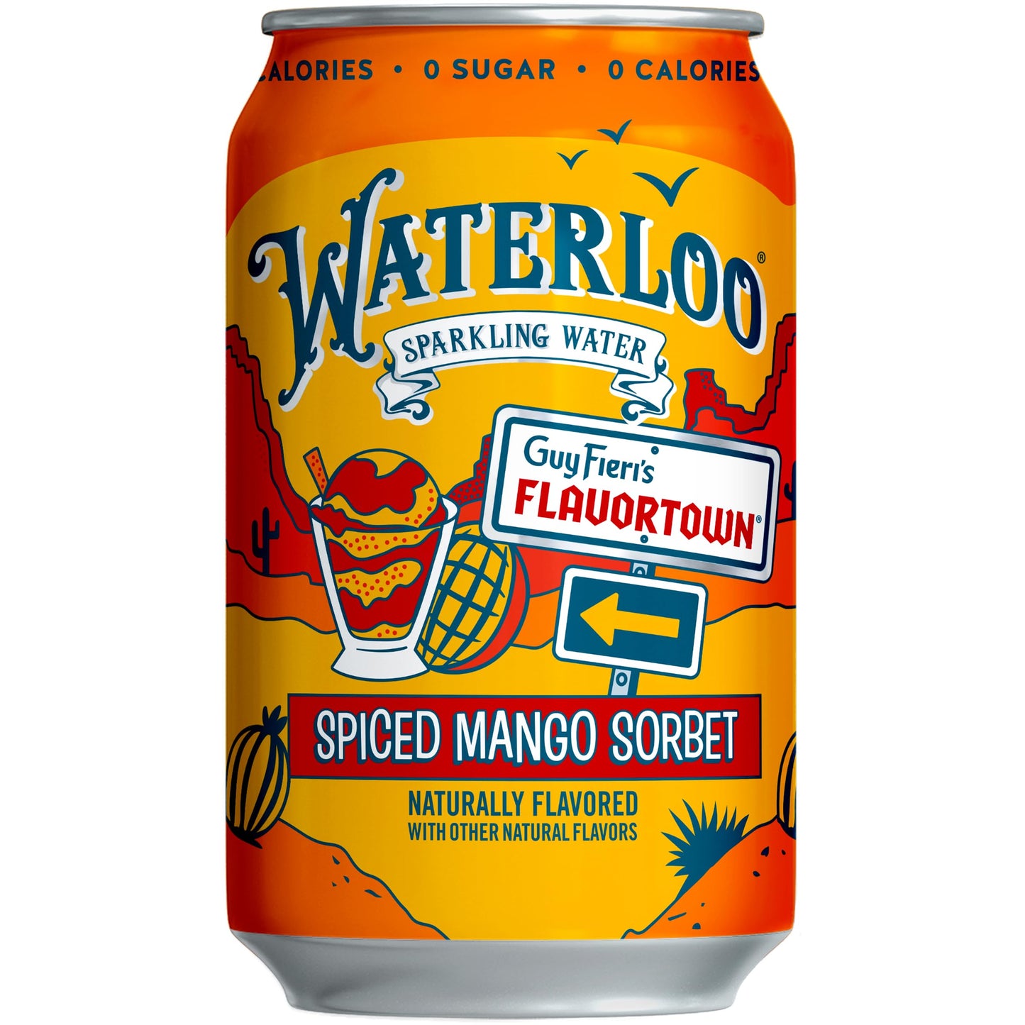 Waterloo Sparkling Water, Spiced Mango Naturally Flavored, 12 Fl Oz Cans (Pack of 12) – Zero Calories and Zero Sugar or Sweeteners
