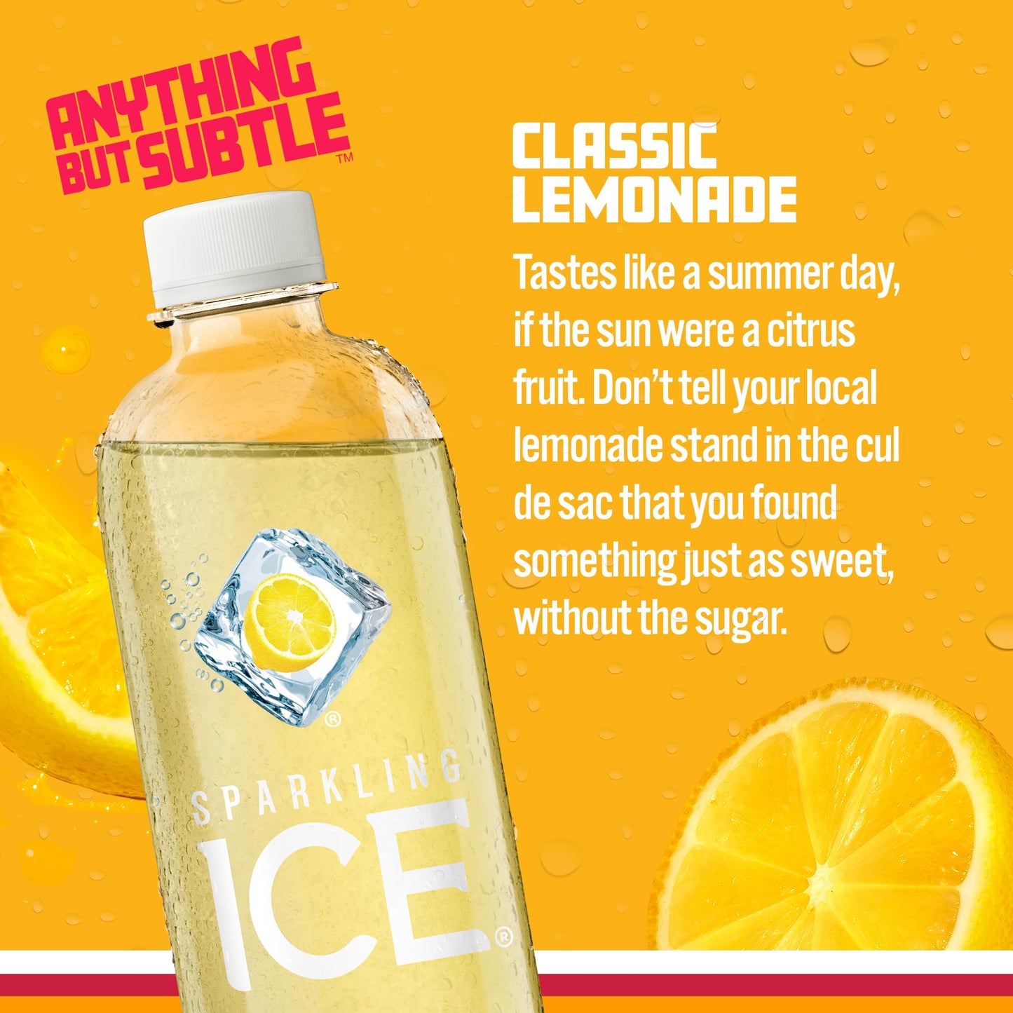 Sparkling Ice +Caffeine Citrus Twist Flavored Sparkling Water with Caffeine (Pack of 12) and Sparkling Ice Classic Lemonade Sparkling Water (Pack of 12)