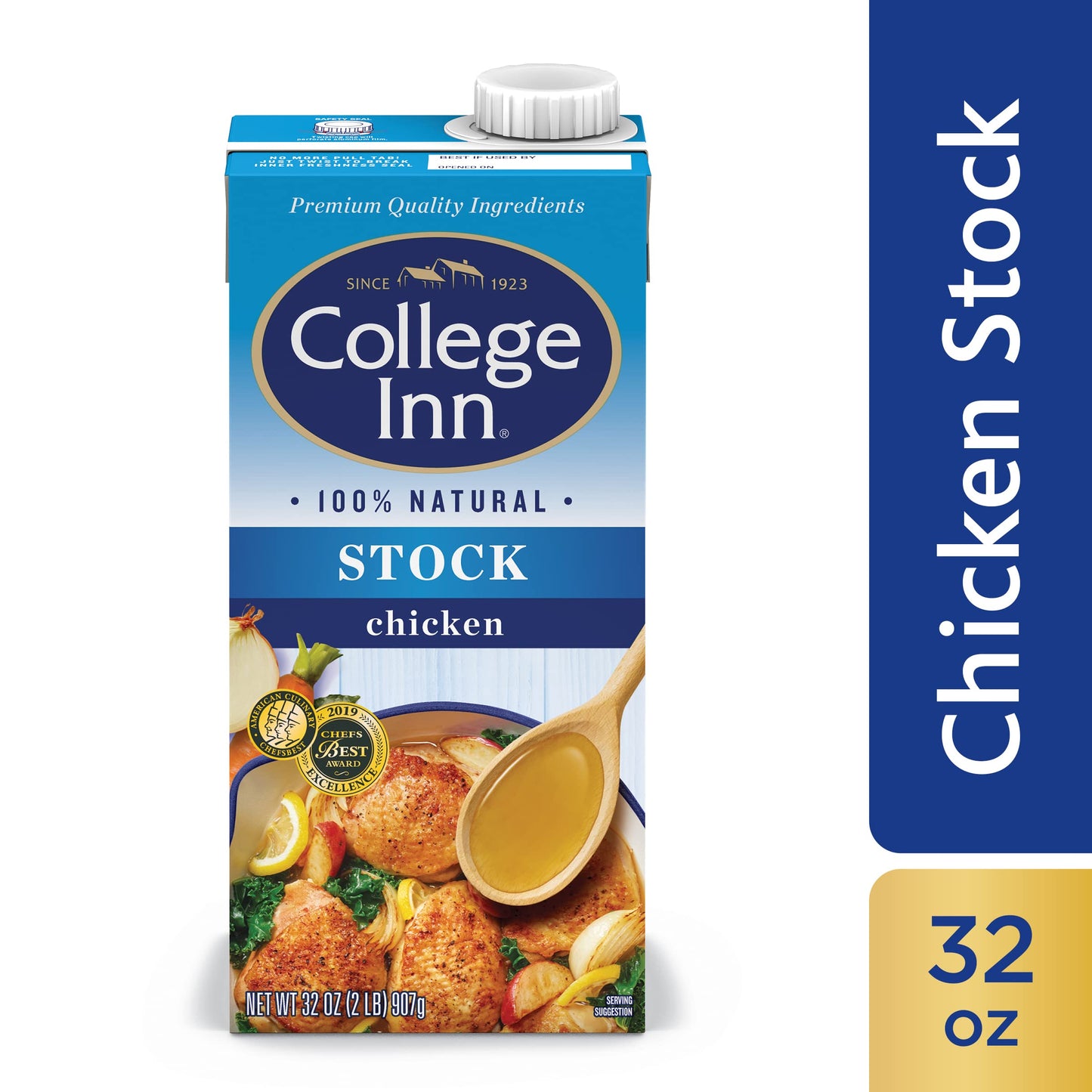 College Inn Chicken Stock, 32 Ounce (Pack of 2)